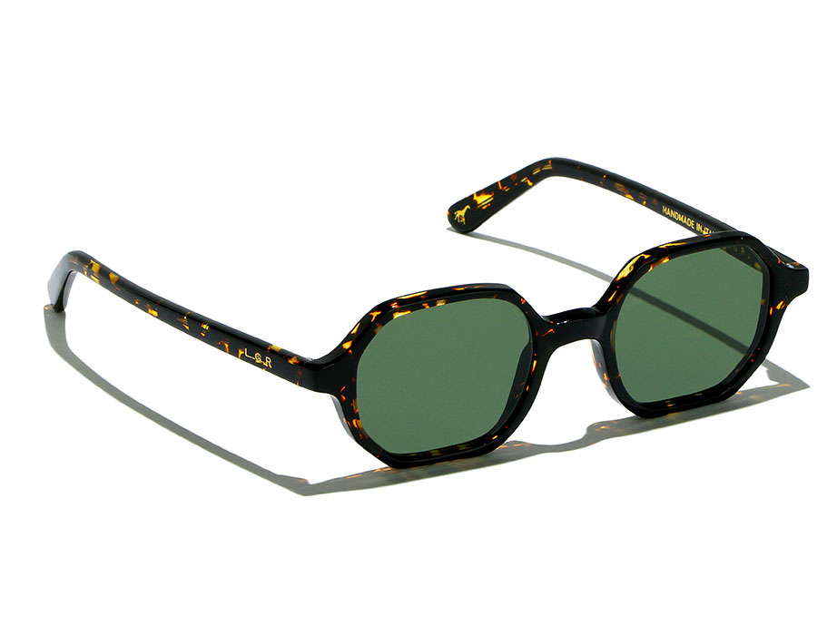 l-g-r-zanzibar-sonnenbrille-havana-scuro-09-flat-green-g15 image 2