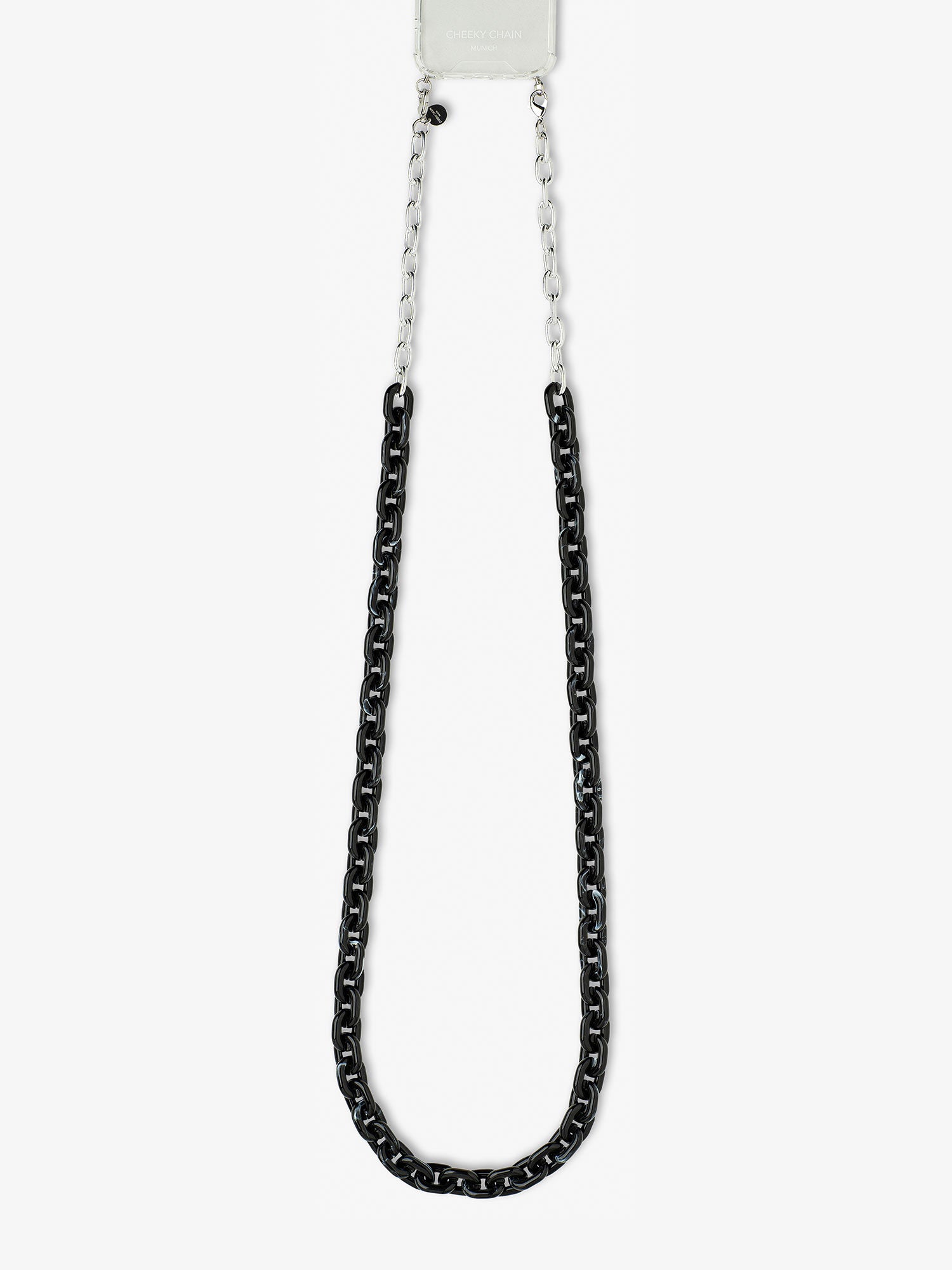 cheeky-chain-munich-crossbody-handykette-mathilda-acryl-kette-mit-metall image 3