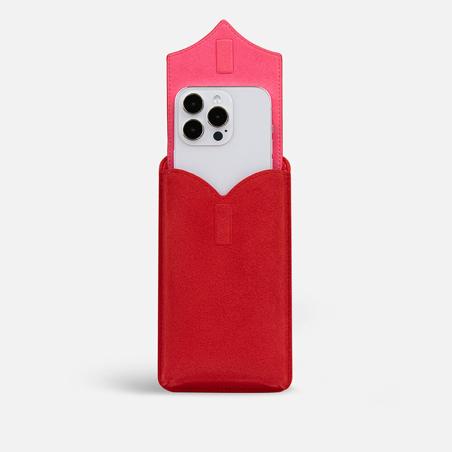 any-di-phone-pouch-red-handytasche-wildleder-vegan image 4