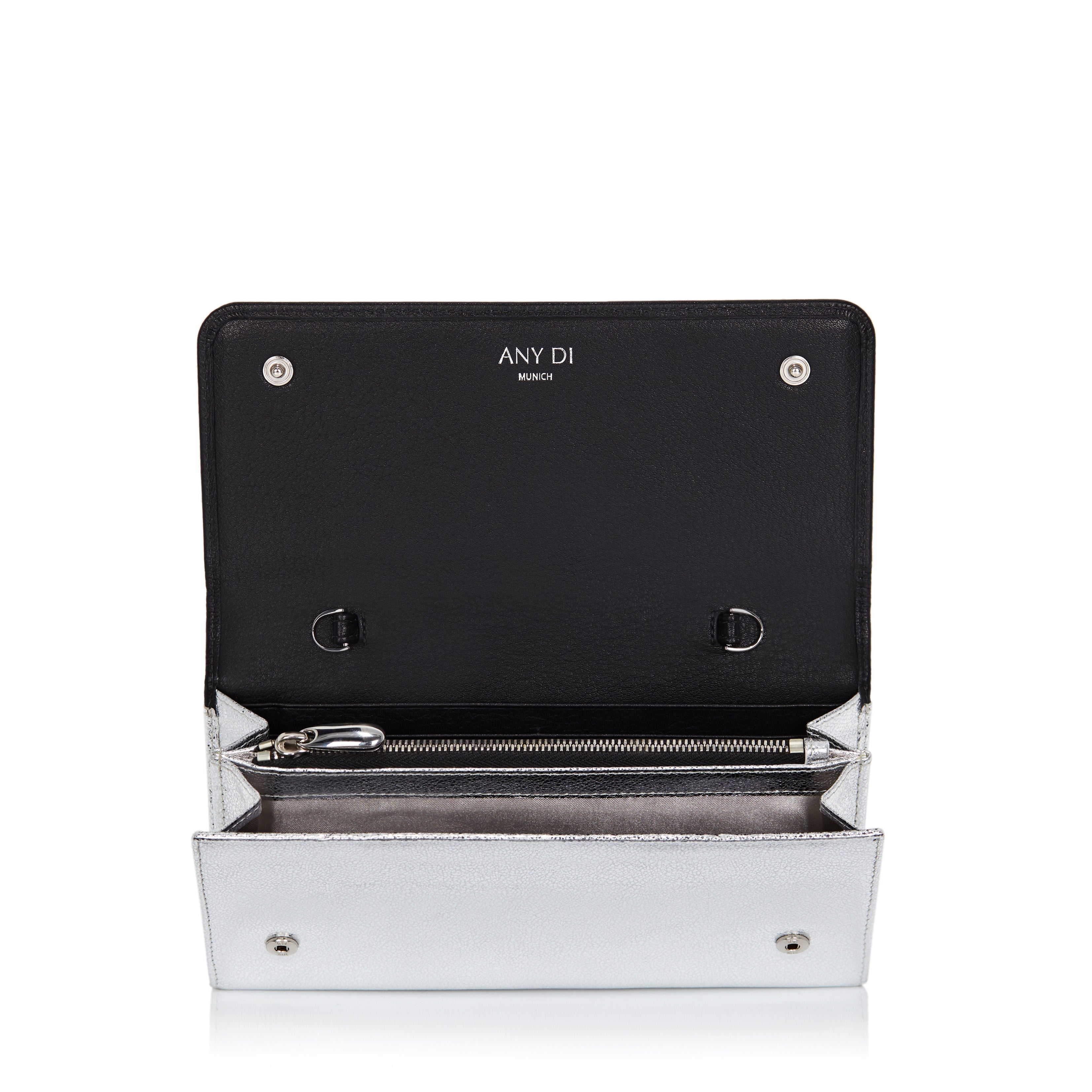 any-di-bag-s-black-silver-mini-handtasche-rindsleder image 4