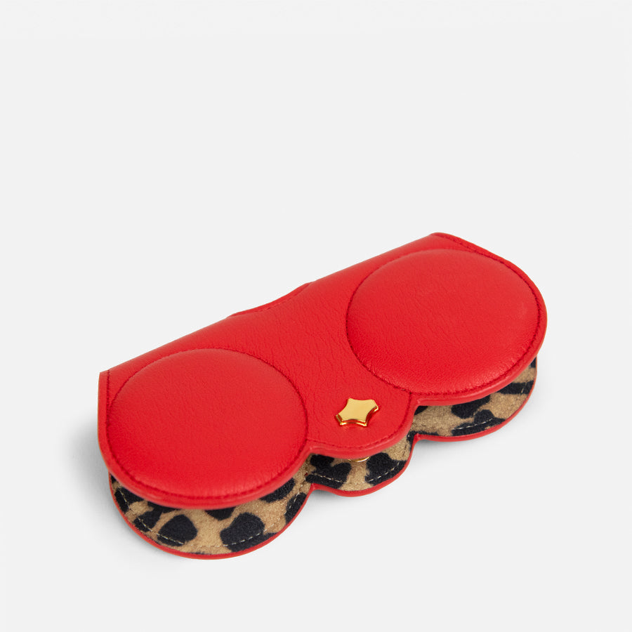 any-di-suncover-rojo-brillenetui-rot-mit-leo-futter-vegan image 3