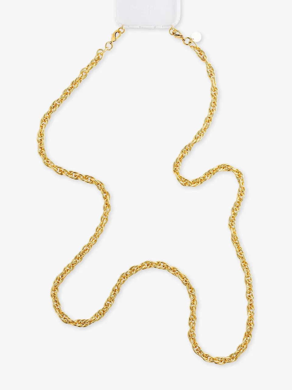 cheeky-chain-munich-gretl-crossbody-handykette-125-cm-ankerkette-aluminium-nicke image 1