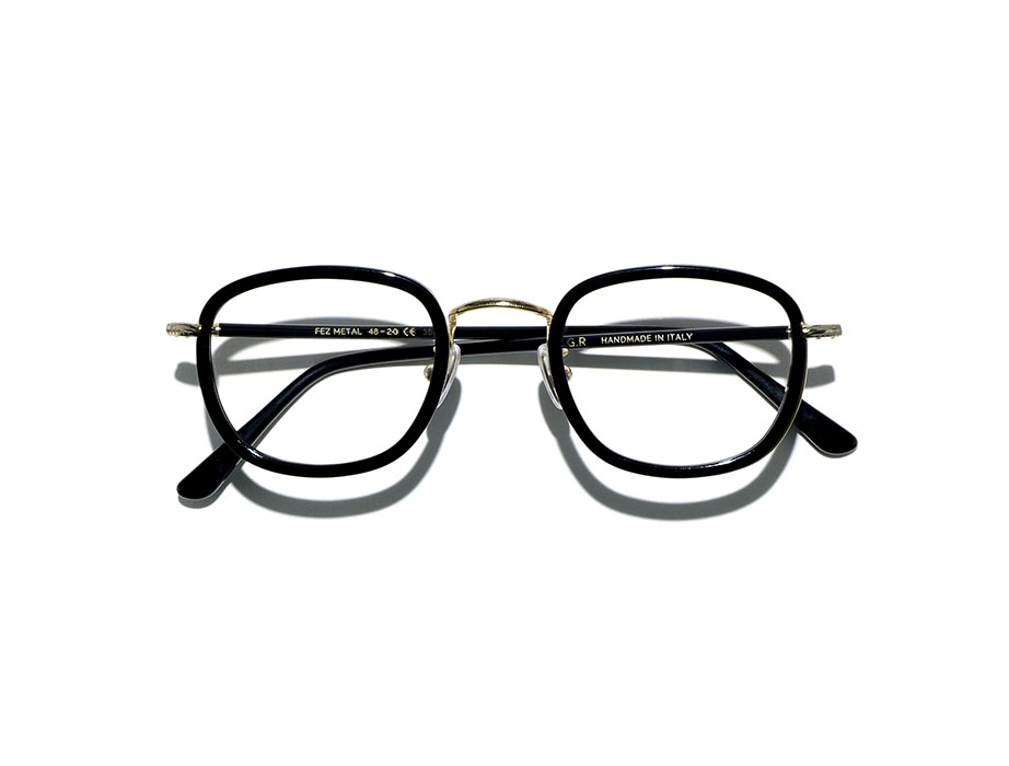 l-g-r-fez-metal-sonnenbrille-gold-acetate-black-01 image 3