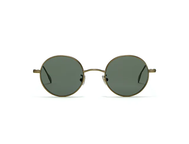 l-g-r-reunion-metal-sonnenbrille-gold-antiqued-03-green-g15-46 image 1