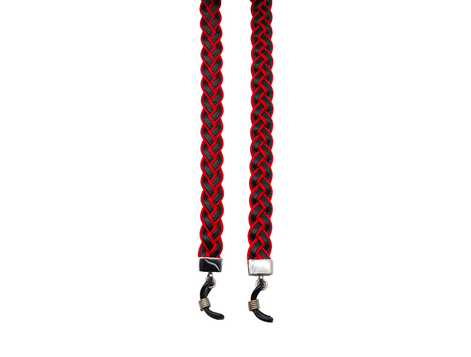 l-g-r-brillenkette-leder-schwarz-rot image 2