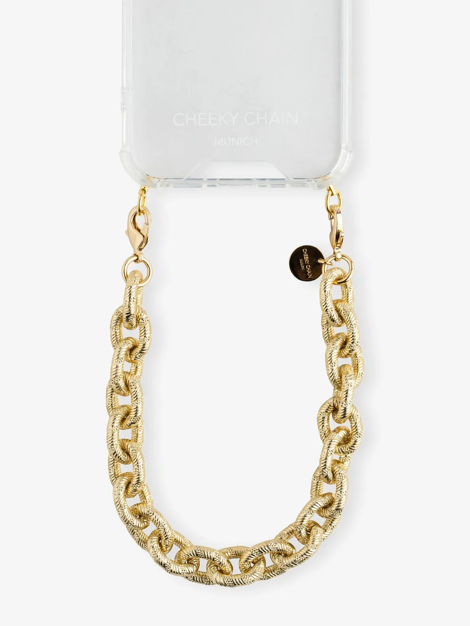 cheeky-chain-munich-handle-abu-dhabi-kurze-handy-kette-aus-messing image 1