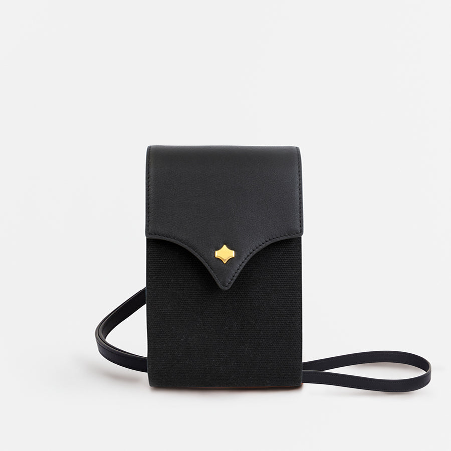 any-di-phonebag-emblem-handytasche-black-sand image 1